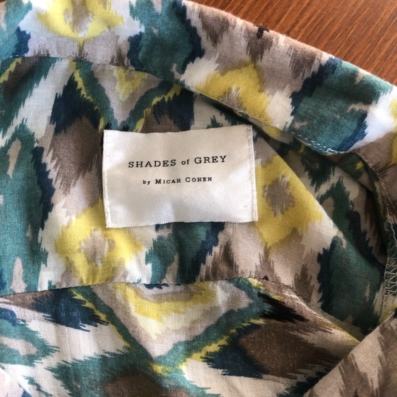 Shades of Grey Button Down - Picture 3 of 5